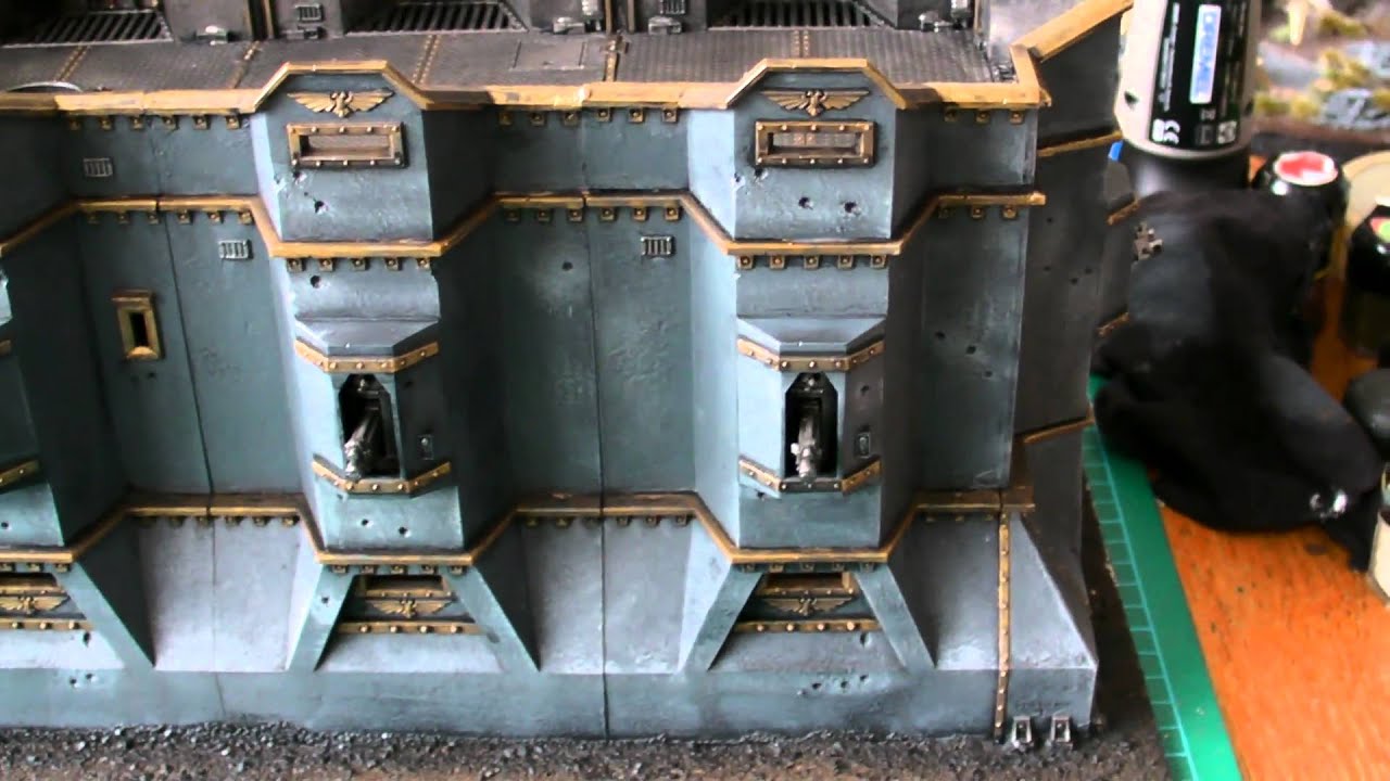 Warhammer 40K fortress wall part 1,