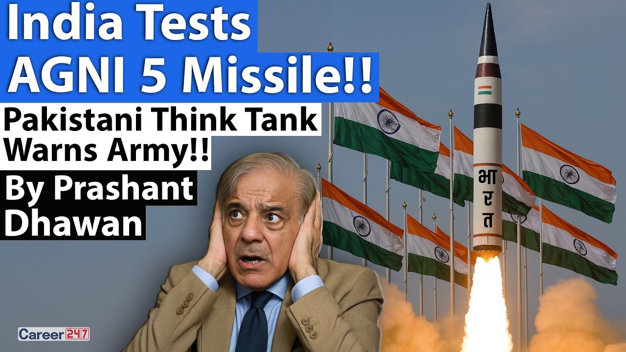 India Tests AGNI 5 Missile!! Pakistani Think Tank Warns&nbsp;Army!!