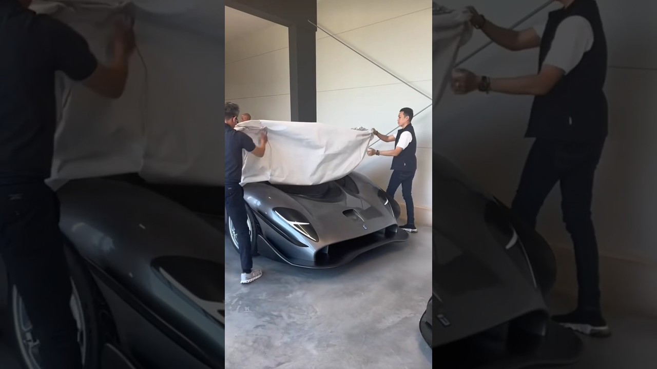 DeTomaso P900 1:1 scale model reveal !!! #detomaso #p900 #short #shorts