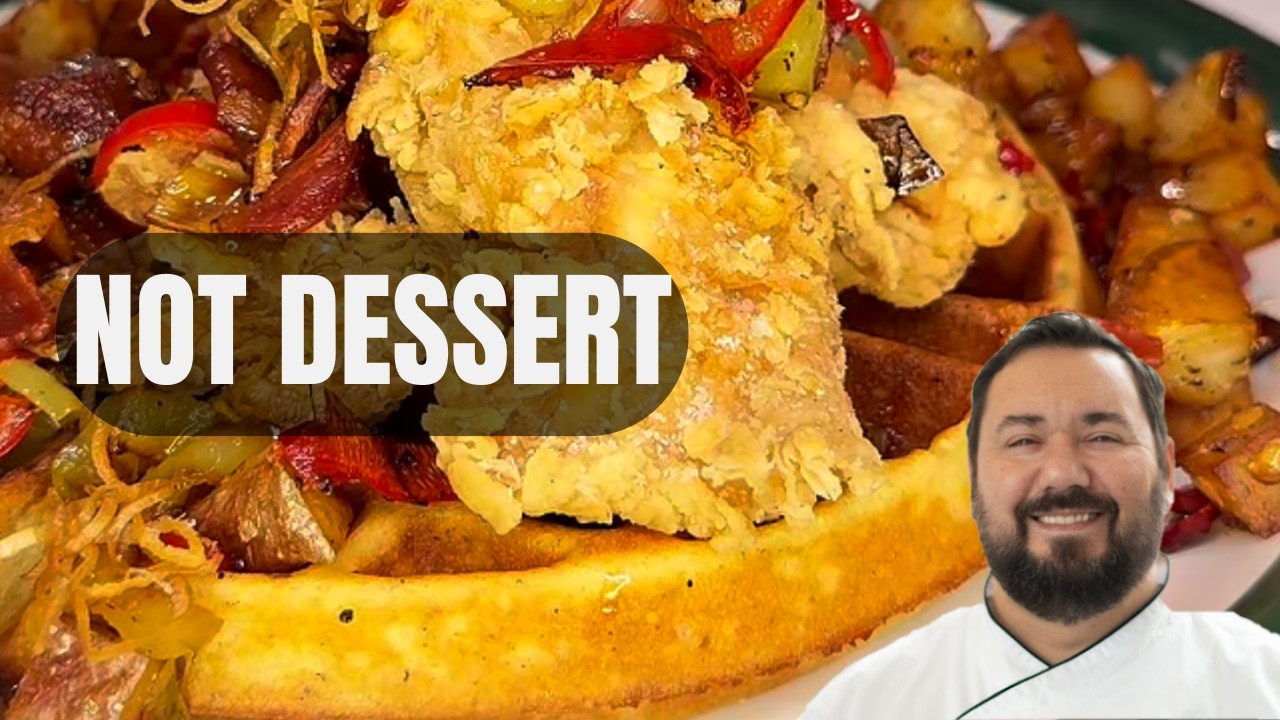 Chicken & Waffles Isn’t Dessert (Savory Done Right)