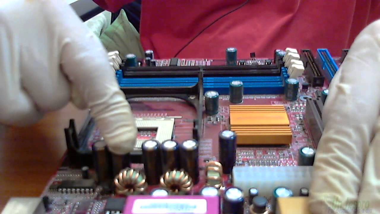 La Pc Enciende pero no Arranca Pantalla en Negro Condensadores de la Placa