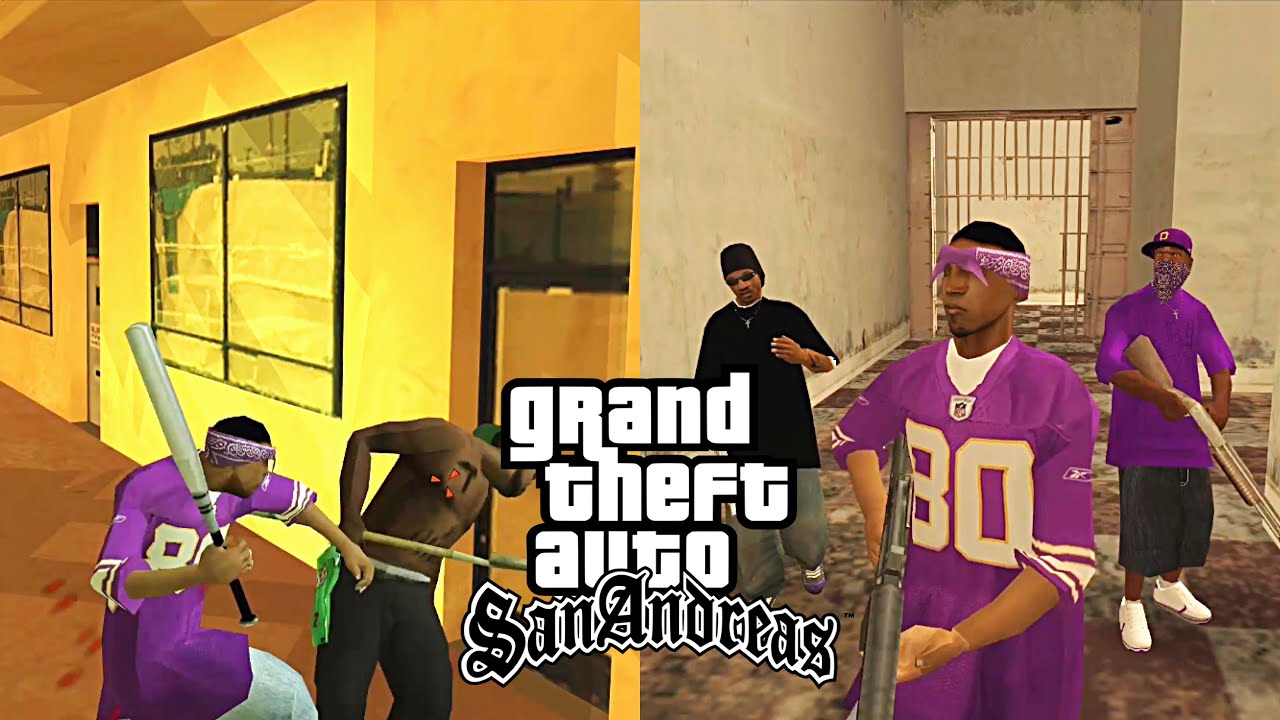 Геймплей GTA San Andreas - Миссия DYOM - Бандитский бунт