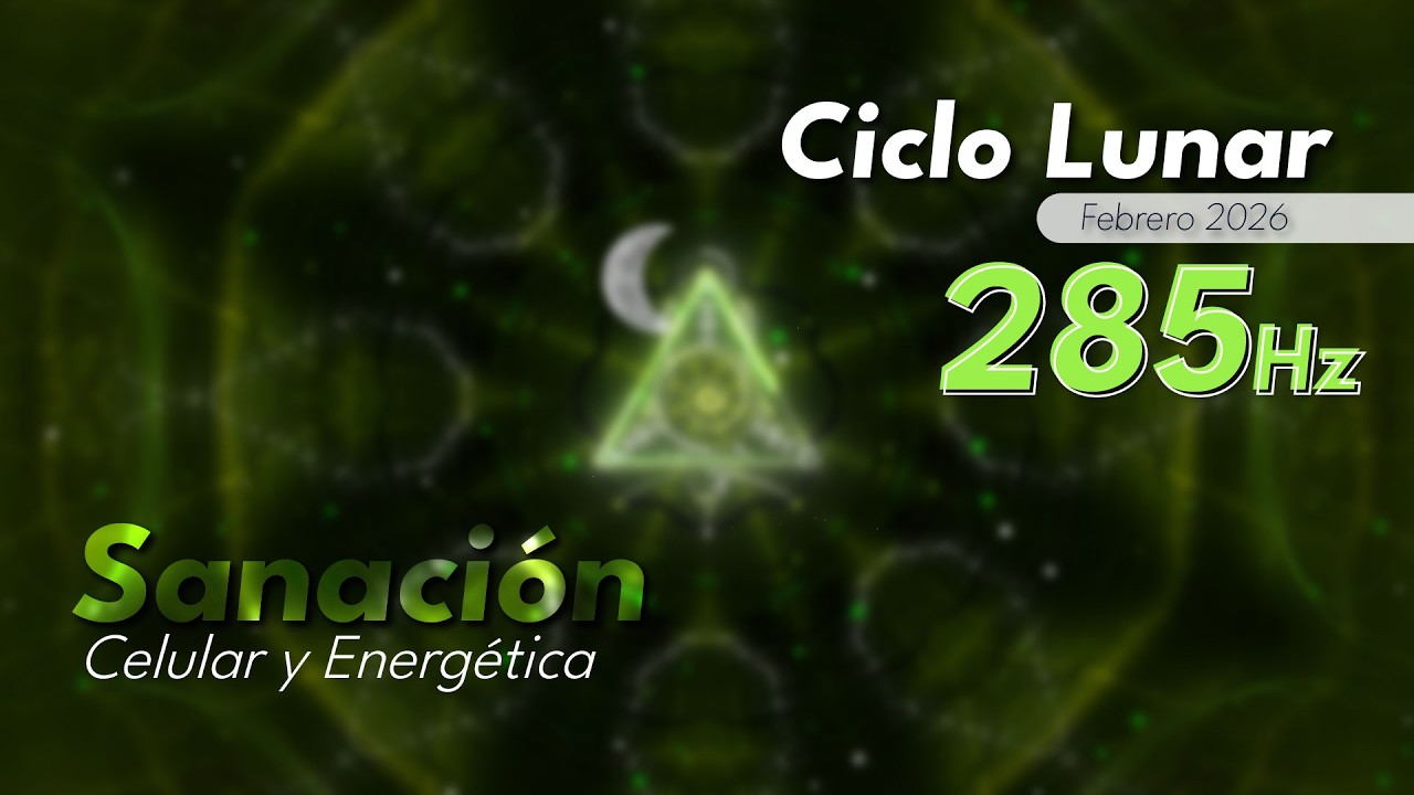 Fractal Frecuencia 285 Hz para la SANACIÓN | Luna de Restauración Vital - Febrero🌑