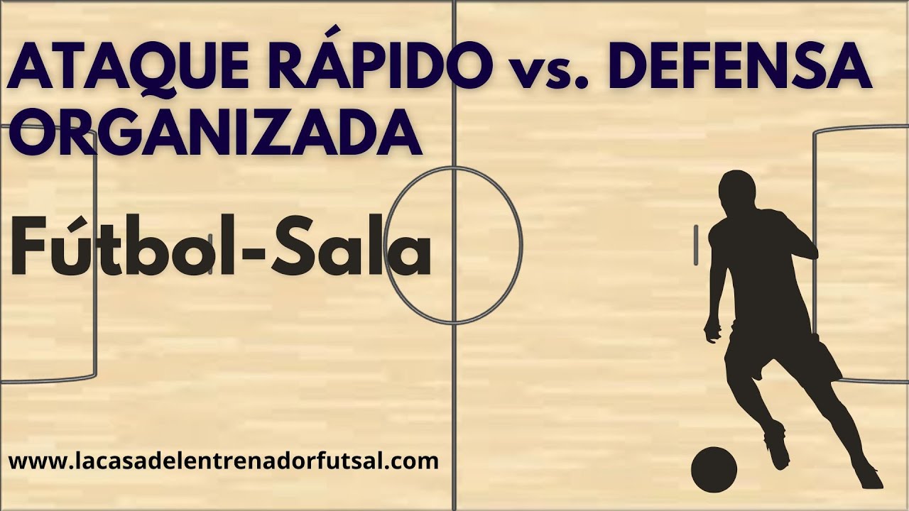 EJERCICIOS CLAVE para ATAQUE RÁPIDO y REORGANIZACIÓN DEFENSIVA en Fútbol-Sala