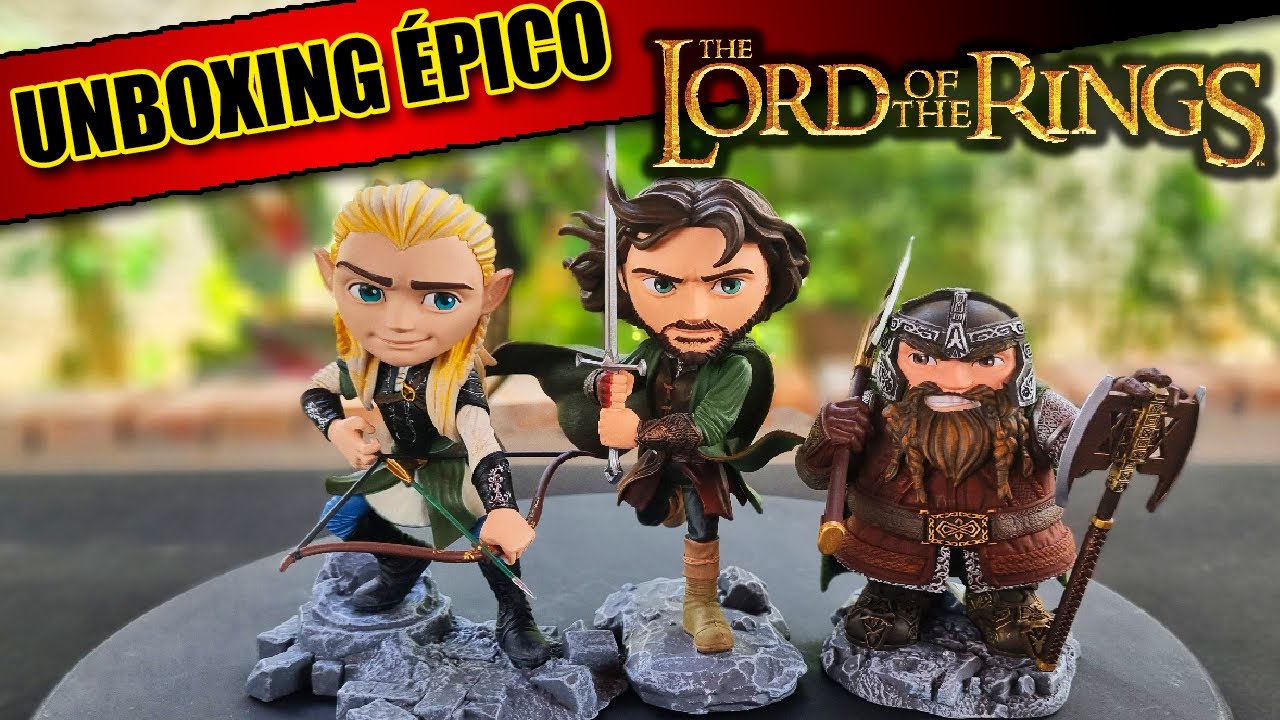 UNBOXING SENHOS DOS ANEIS Minico Iron Studios