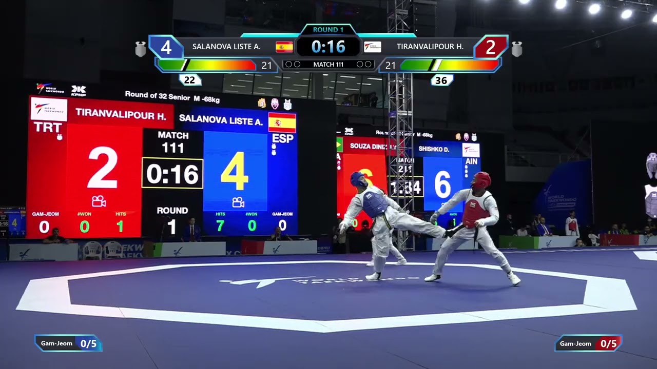 111 Round of 32 M  68kg ESP SALANOVA LISTE A  TRT TIRANVALIPOUR H  PGM