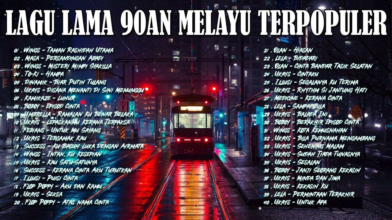 KOLEKSI 40 LAGU2 JIWANG 80AN - 90AN - LAGU JIWANG 80AN DAN 90AN TERBAIK -LAGU SLOW ROCK MALAYSIA