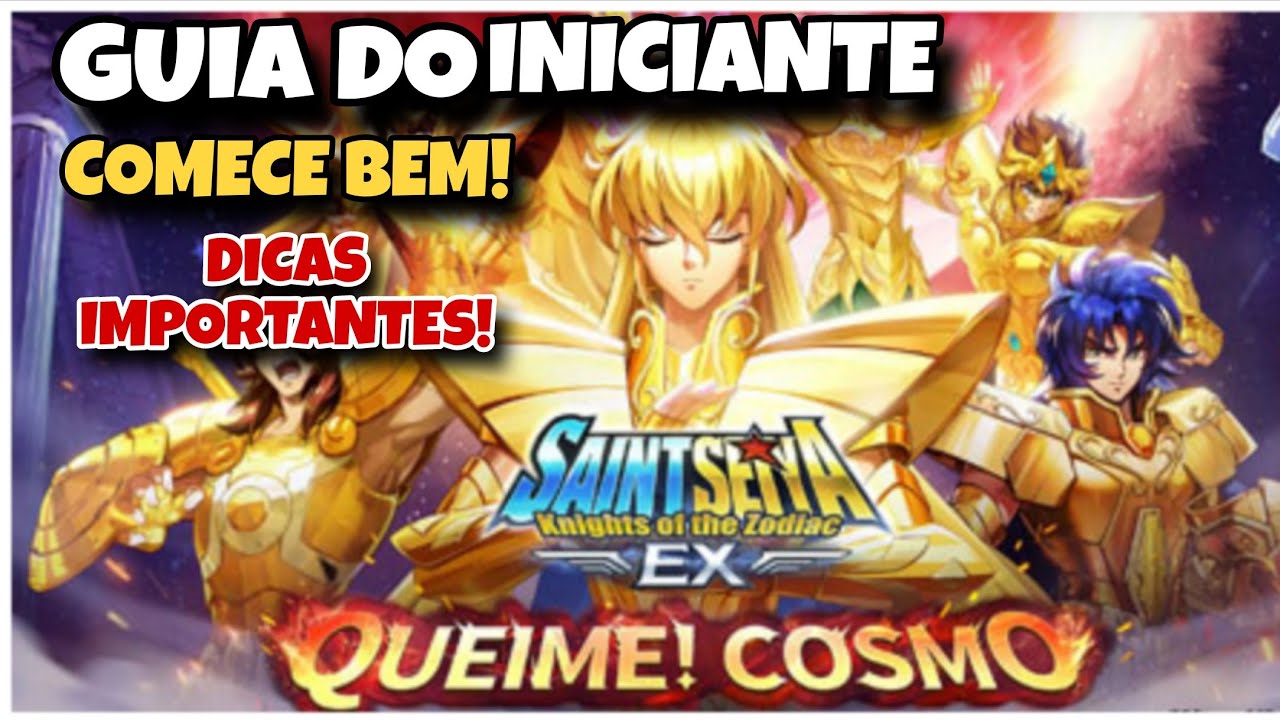 DICAS PARA VOCÊ COMEÇAR BEM NO SAINT SEIYA EX| GUIA DO INICIANTE #dicas #cavaleirosdozodiaco 