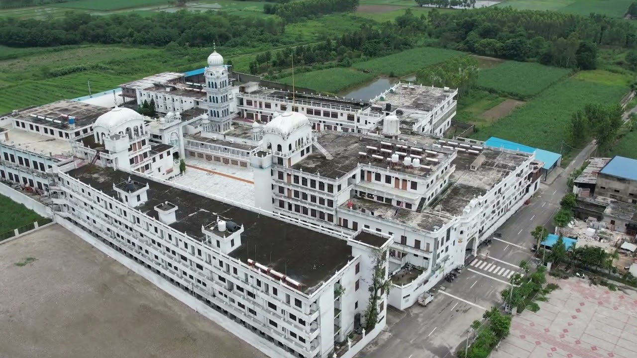 Aerial View of Gurdwara Rampur Khera Sahib July 2023
