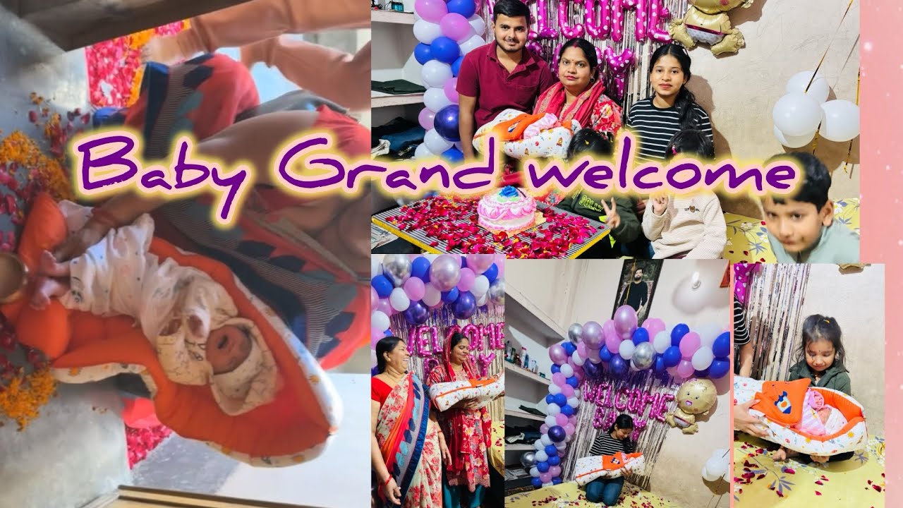 Grand Beginnings: A Special welcome 🤗 ❤️😍#viral #trending #cutebaby 