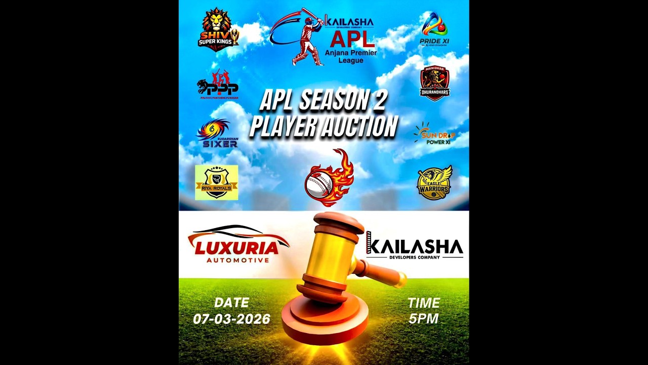 Auction || APL Season 2 || GTC LIVE ||