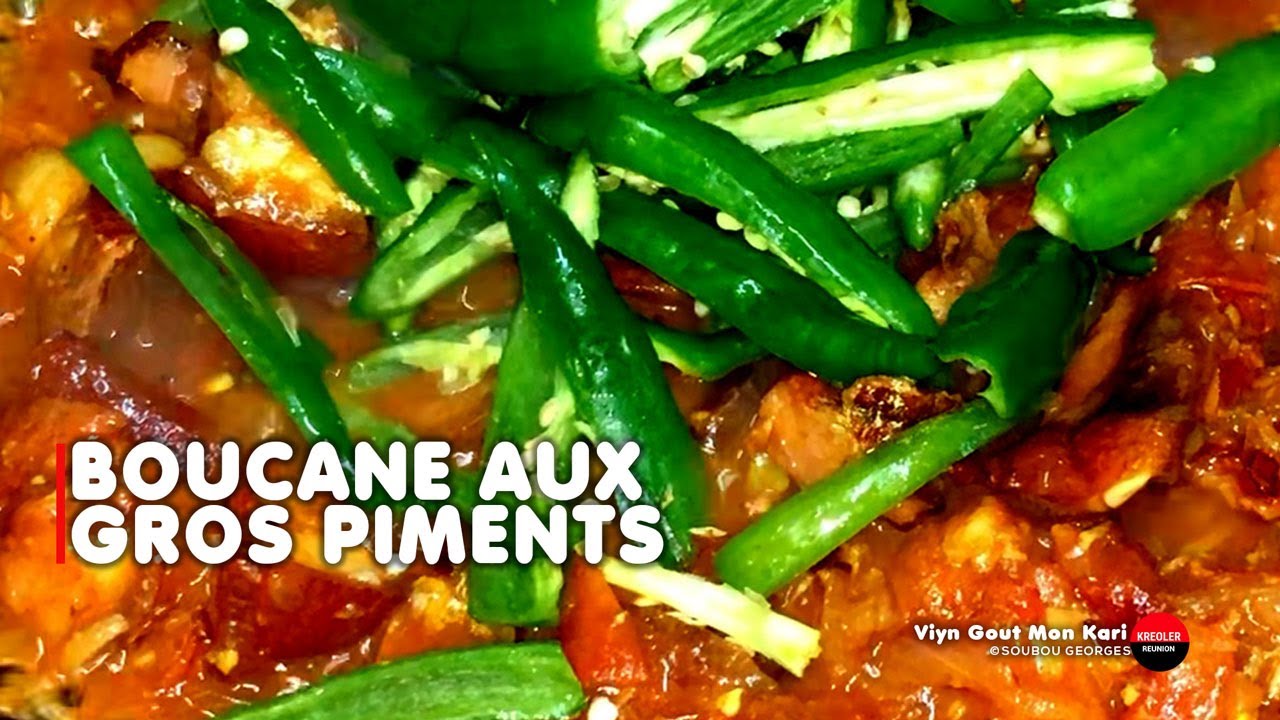 Plongez dans les traditions réunionnaises avec notre recette de rougail boucané aux gros piments.