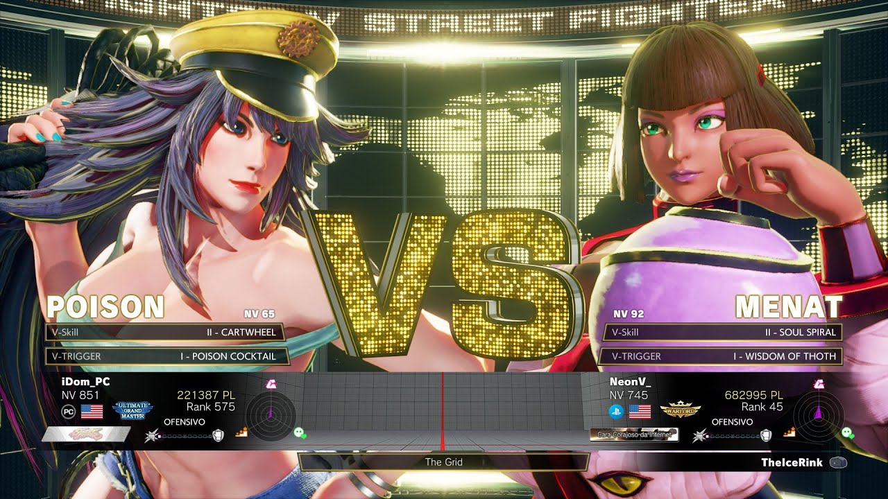 SFV Champion Edition 🔥 iDom (POISON) Vs NeonV (MENAT) 🔥 Online Match's 05-07-2023