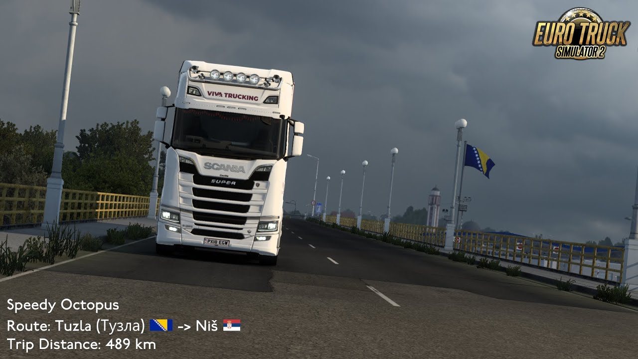 Euro Truck Simulator 2 - Speedy Octopus #roadto500k