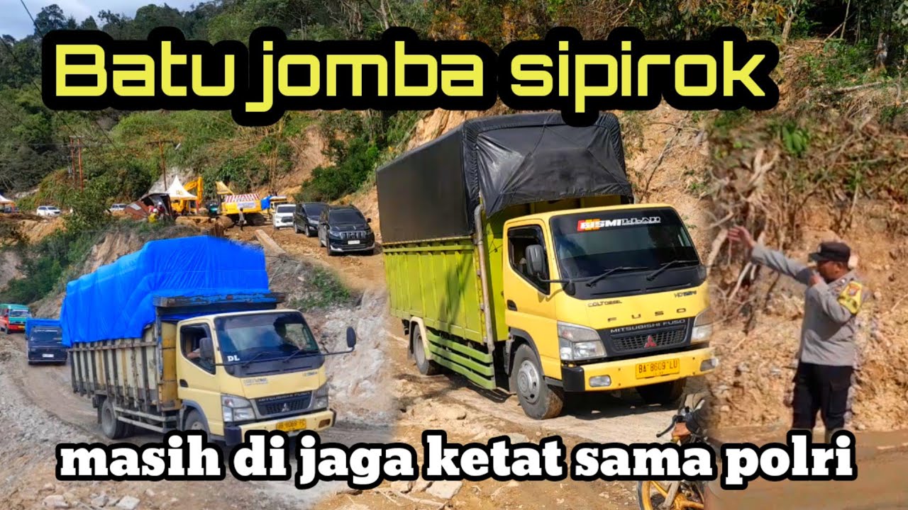 Batu jomba sipirok !! Jalan Ekstrem Selalu Ramai Kendaraan 