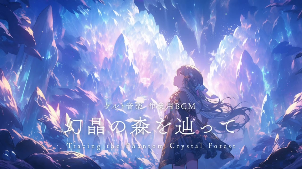 【作業用BGM】幻晶の森を辿って ｜ 異世界ケルト音楽 ｜ 2時間 ｜ 作業・勉強・読書