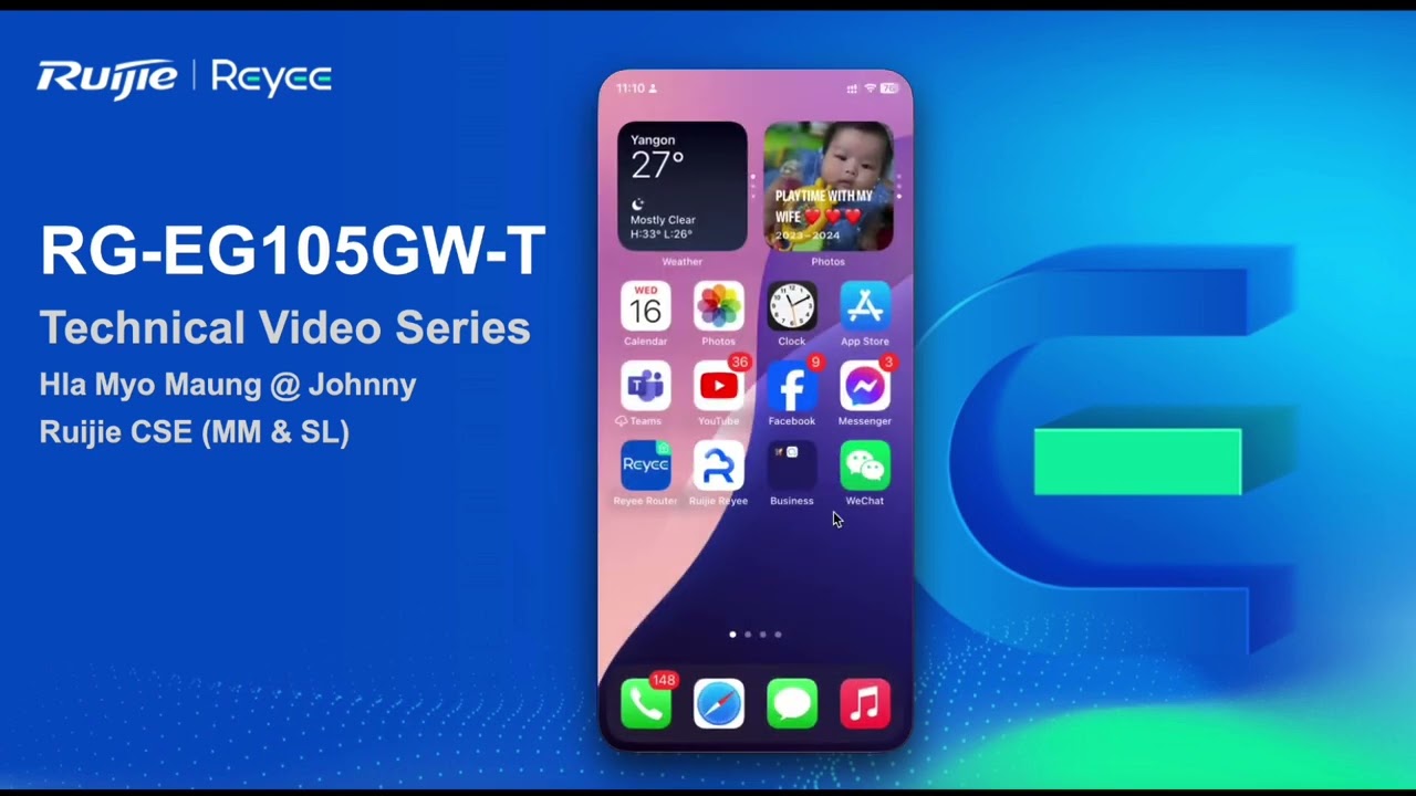 Ruijie Reyee App ဖြင့် ဘောက်ချာ ကုဒ်အသုံးပြုနိုင်မည့် Log In Page တည်ဆောက်နည်း