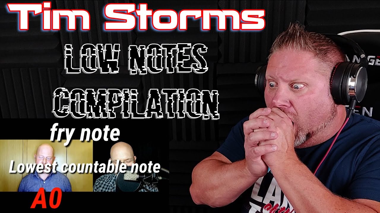 Tim Storms: Low Notes Compilation | REACTION