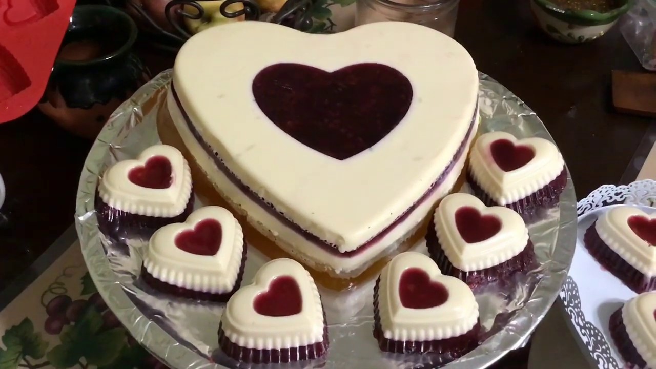 Gelatina deliciosa para el día de san Valentín