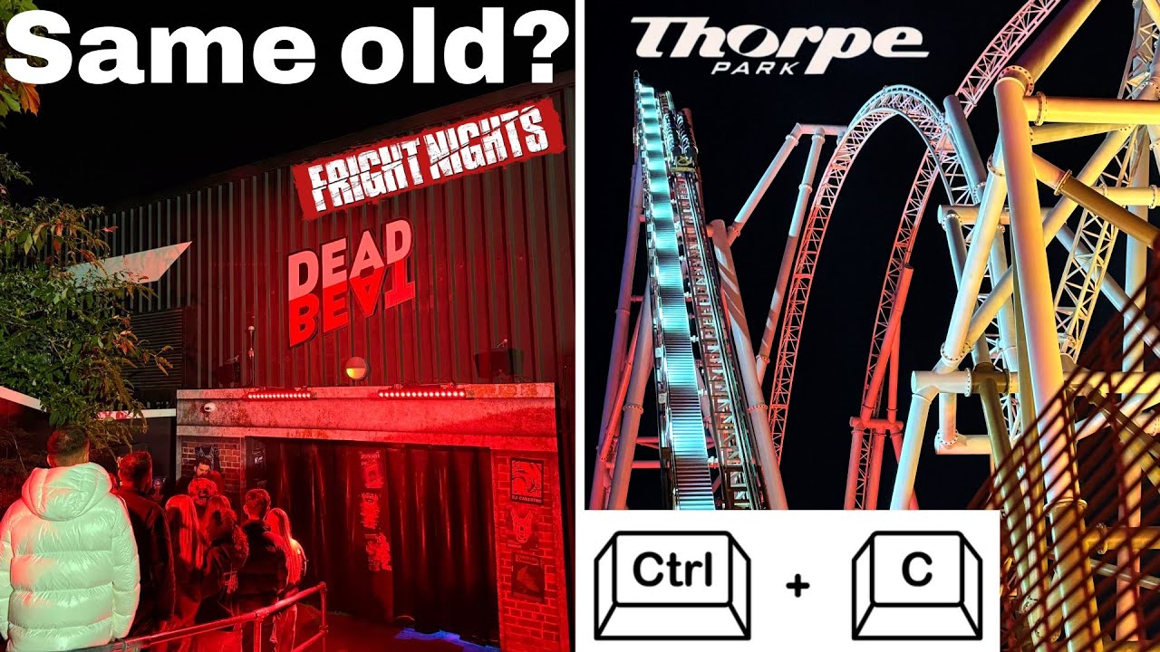 Thorpe Park CUT and PASTE Ночи страха | Те же старые лабиринты?