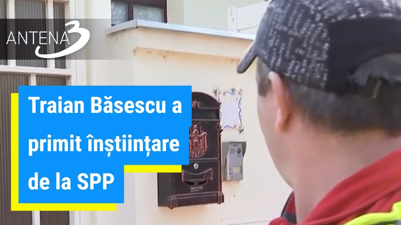 ”Doamna Maria, poșta!” | Traian Băsescu a primit înștiințare de la SPP
