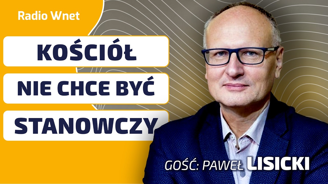Paweł Lisicki MOCNO O KOŚCIELE: To nie jest czas ludzi NIEWYGODNYCH i bezkompromisowych dla Kościoła