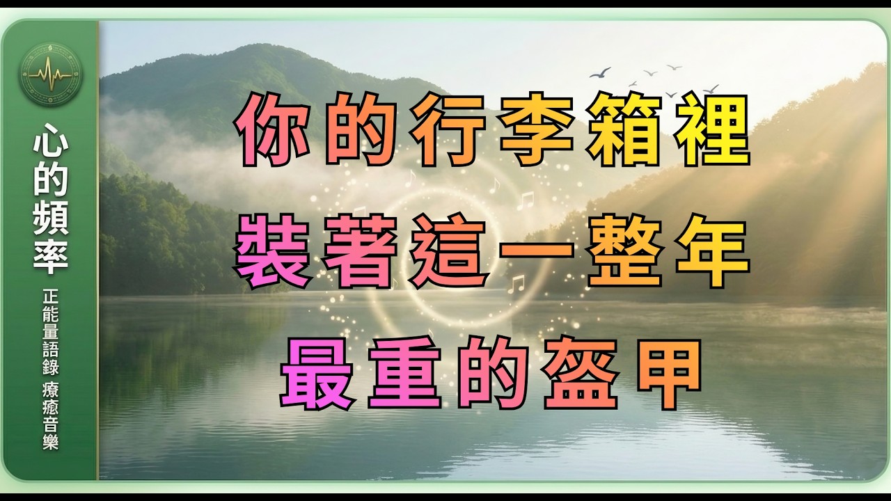 你的行李箱裡，裝著這一整年最重的盔甲