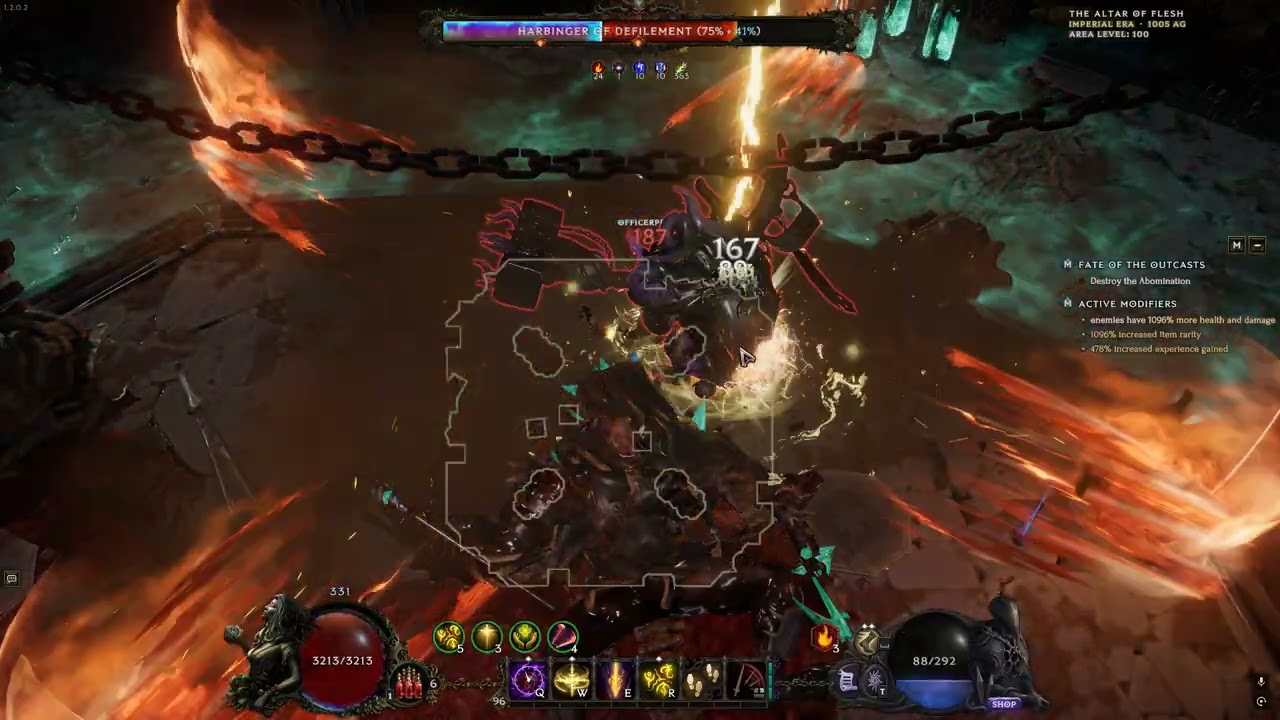 Multistrike Smite Paladin 1000c Timeline Boss + Harbinger | Last Epoch 1.2