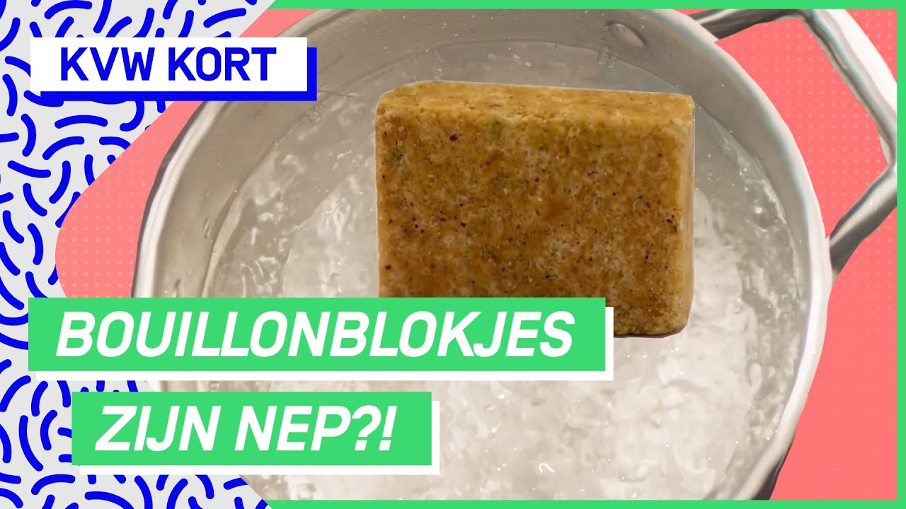 In kippenbouillonblokjes zit geen kip?! | KVW KORT #36 | NPO 3