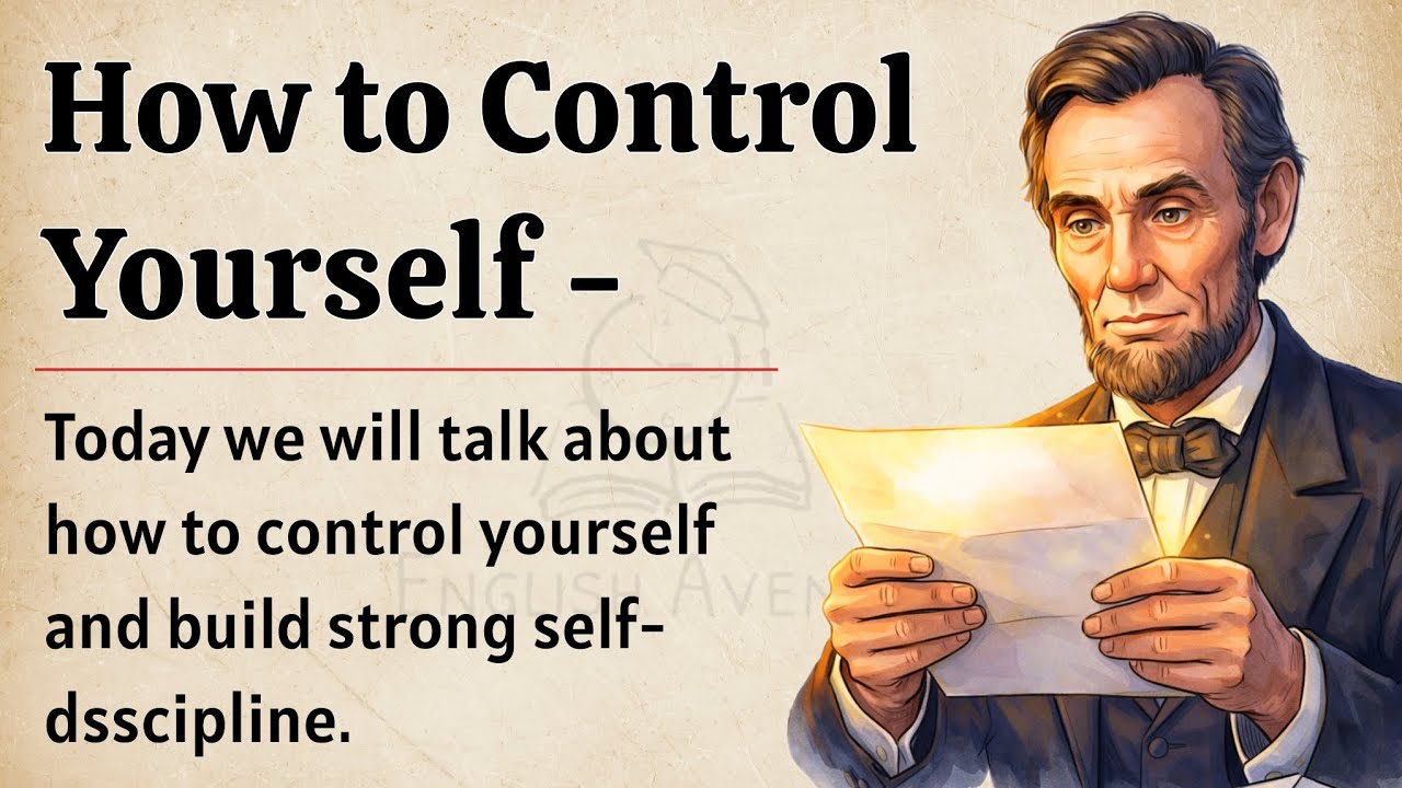 The Power of Self-Control - Master Self-Control || Improve Your English Fluency ✅️ 