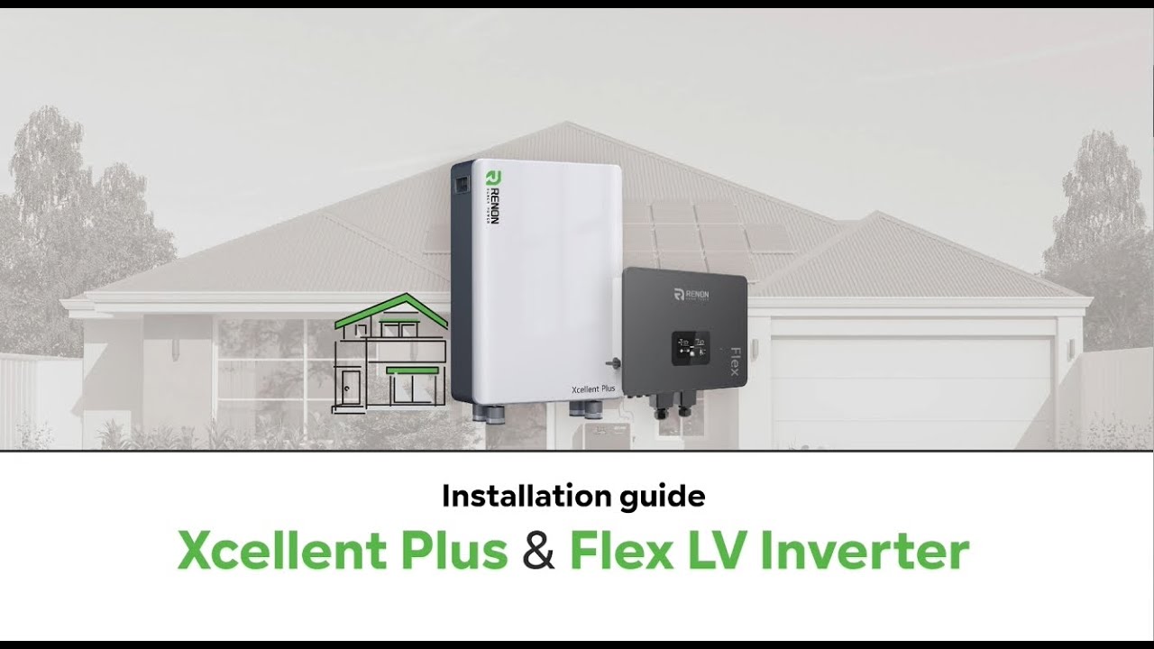 Xcellent Plus & Flex Installation Guide: Connect with Flex Inverter & Cloud Control
