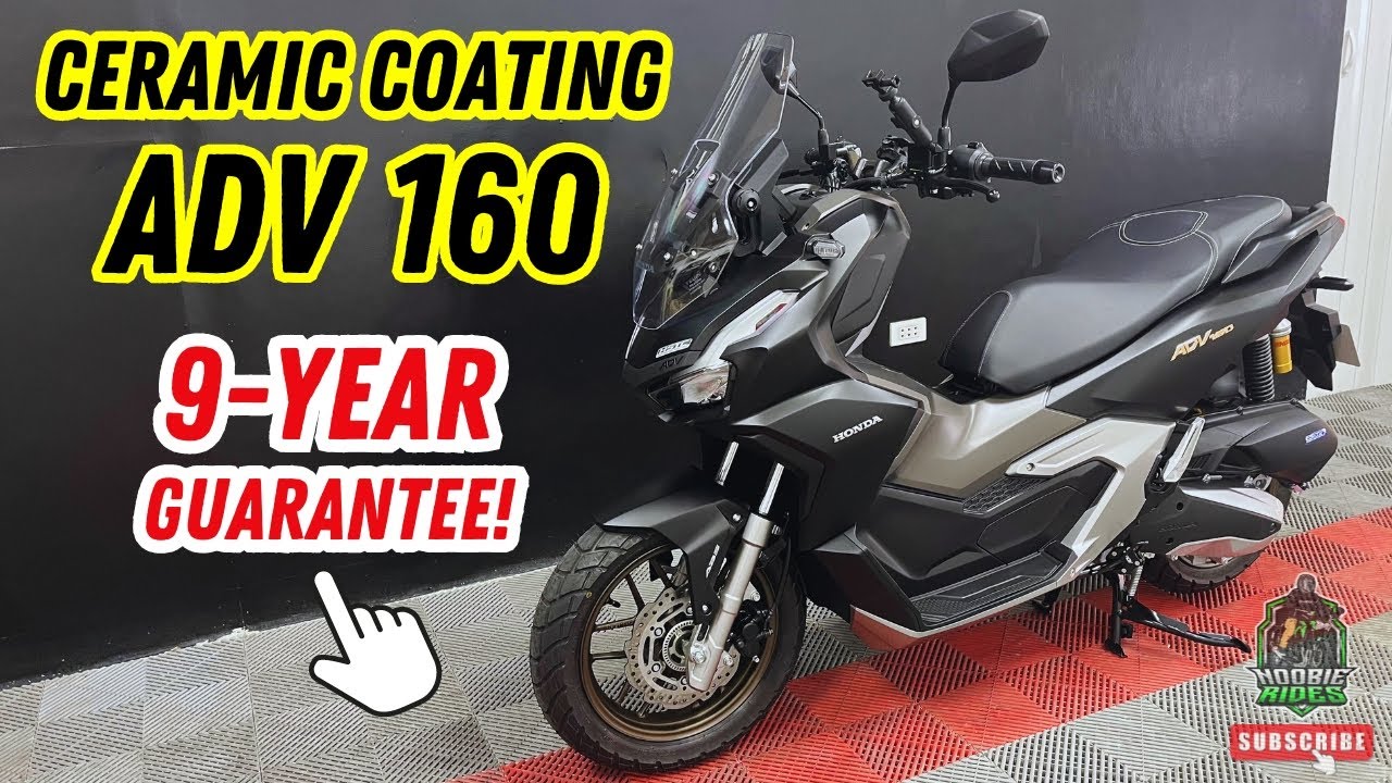SULIT na Ceramic Coating with 9-YEAR Guarantee | Honda ADV 160 | Optimum Impressions