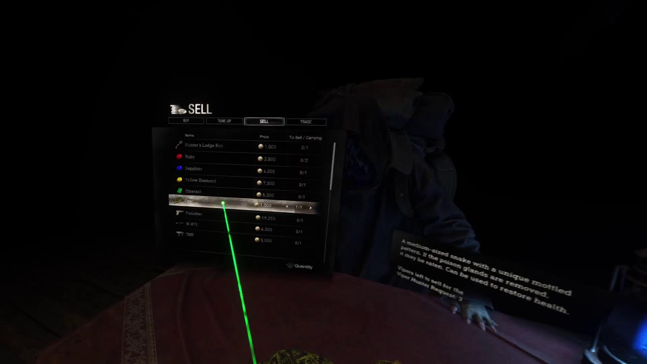 Sofa plays Resident Evil 4 VR