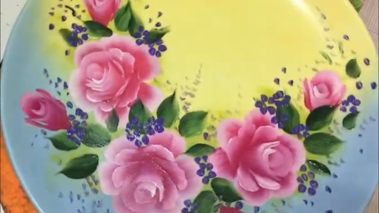 How to paint porcelain in acrylic
