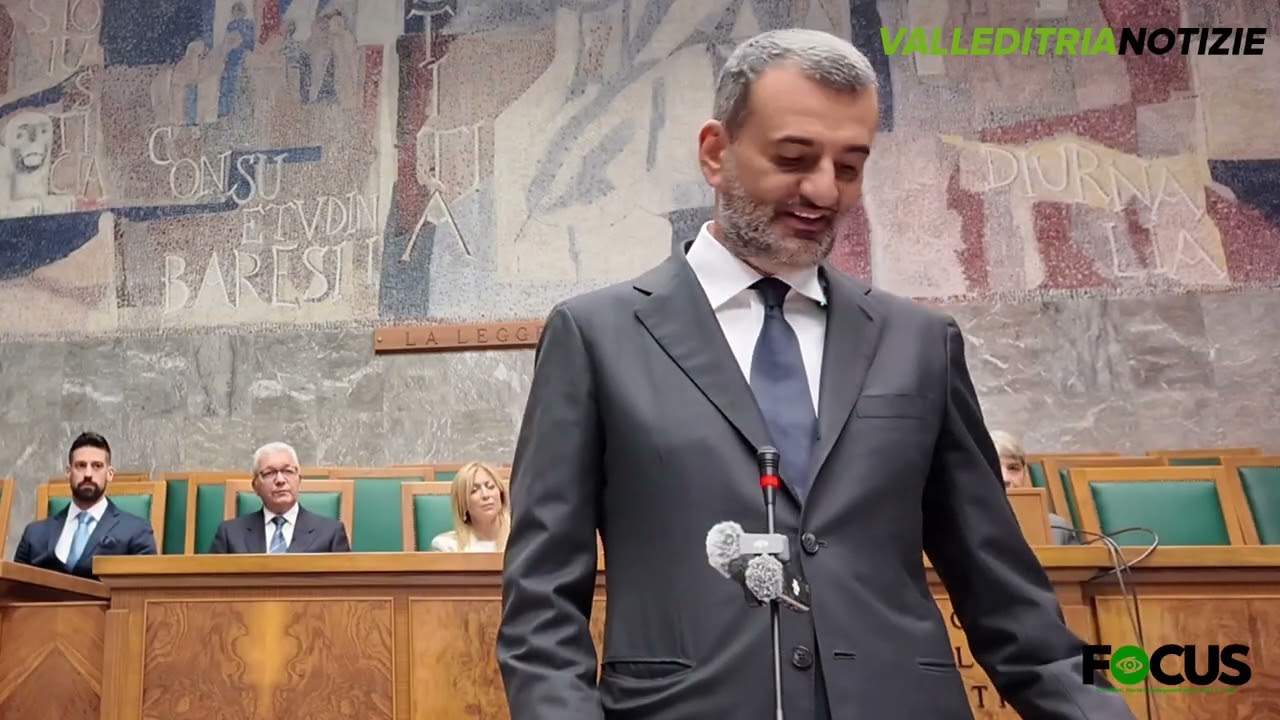 FOCUS REGIONE PUGLIA - Proclamazione Antonio Decaro Presidnete della Raegione Puglia