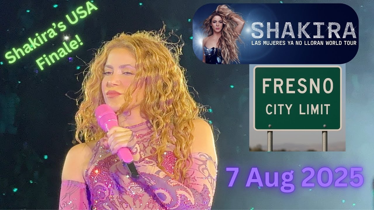 Shakira Set Fresno on Fire! 🔥Final night Las Mujeres Ya No Lloran Tour USA Full Concert #shakira