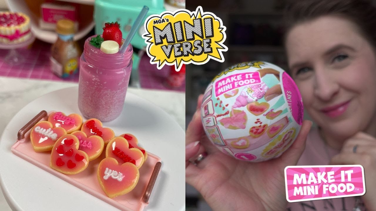 MINIVERSE Testing Cafe Serie 3 & Valentinsspecial | Minifood basteln