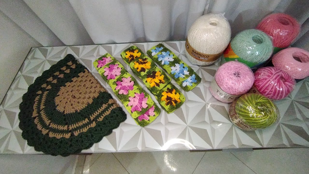 Produção do final de semana, comprinhas e muito mais!!!! 🧶