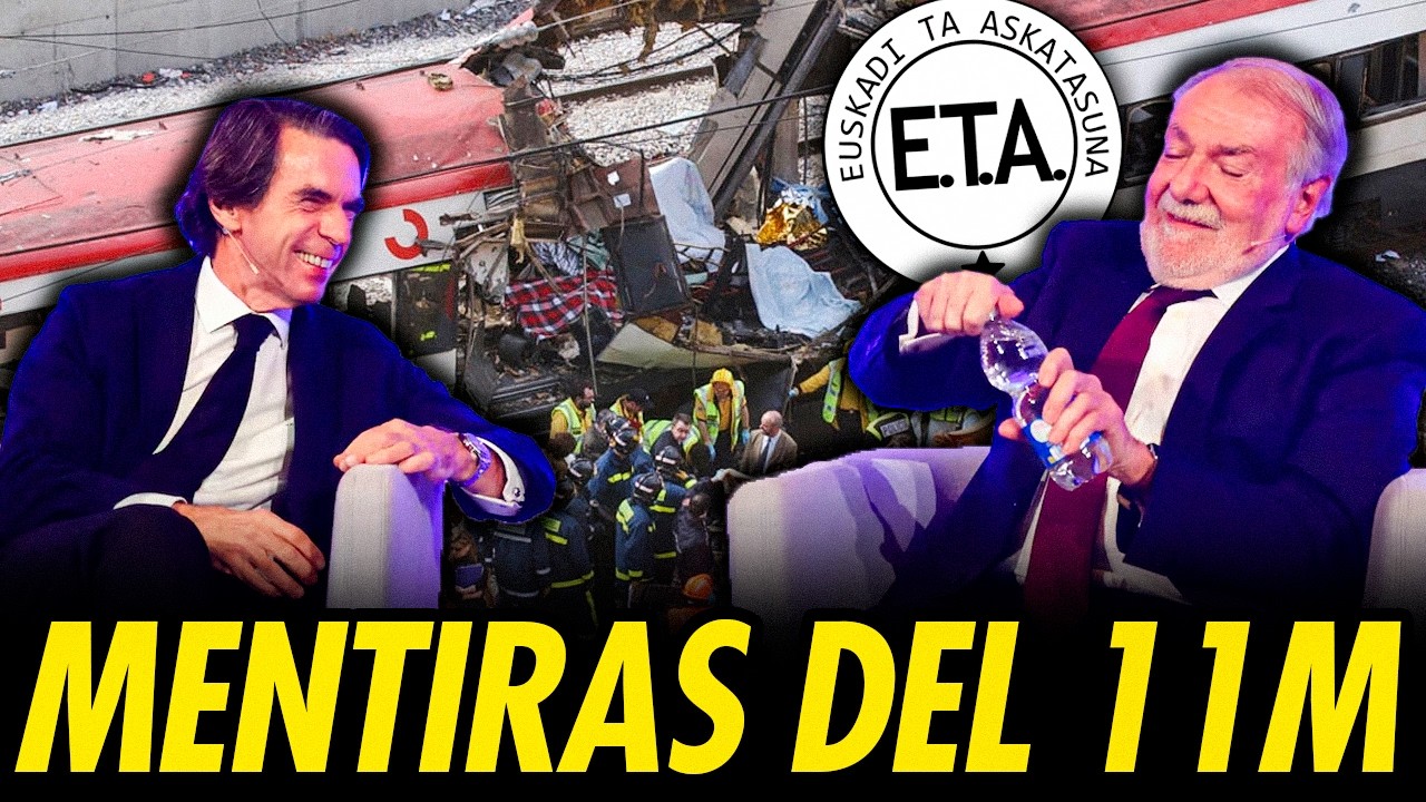 AZNAR REAPARECE JUNTO A MAYOR OREJA EN EL ANIVERSARIO DEL 11M PARA HABLAR DE MENTIRAS Y ETA