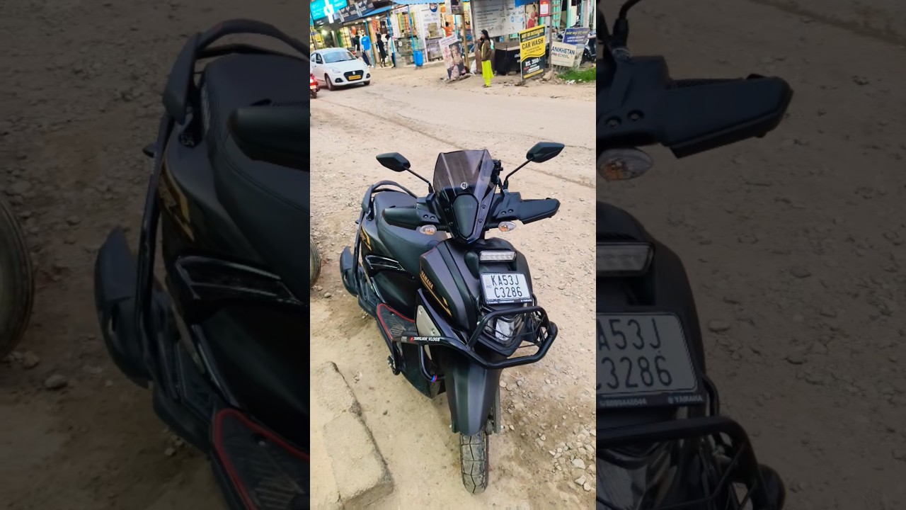Yamaha Ray ZR Hybrid 125 FI | 2026 Model | With Visor Windshield and Crash Guard #yamaha