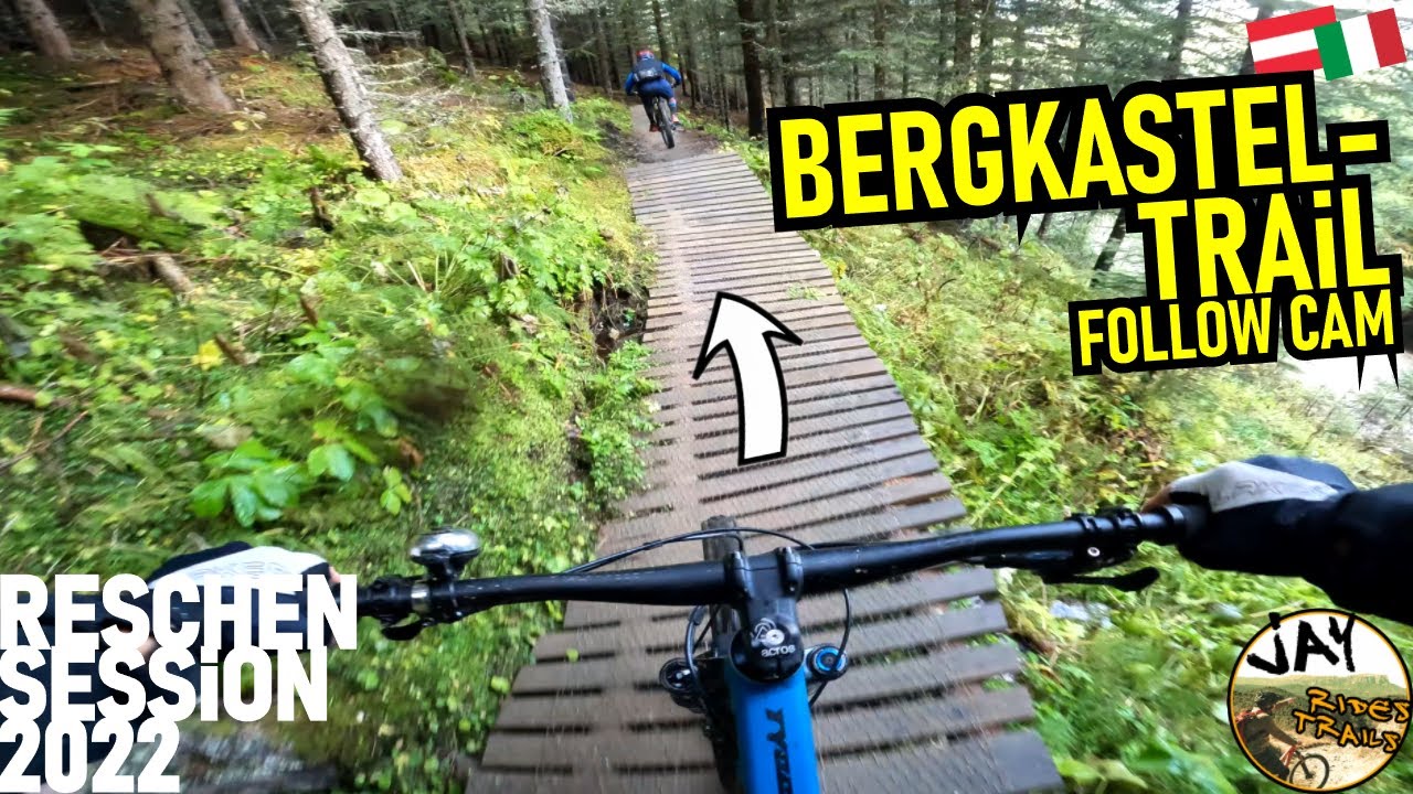 3 LÄNDER ENDURO Bergkasteltrail Follow Cam RAW mit Crash! / Nauders Reschen Mountainbike MTB