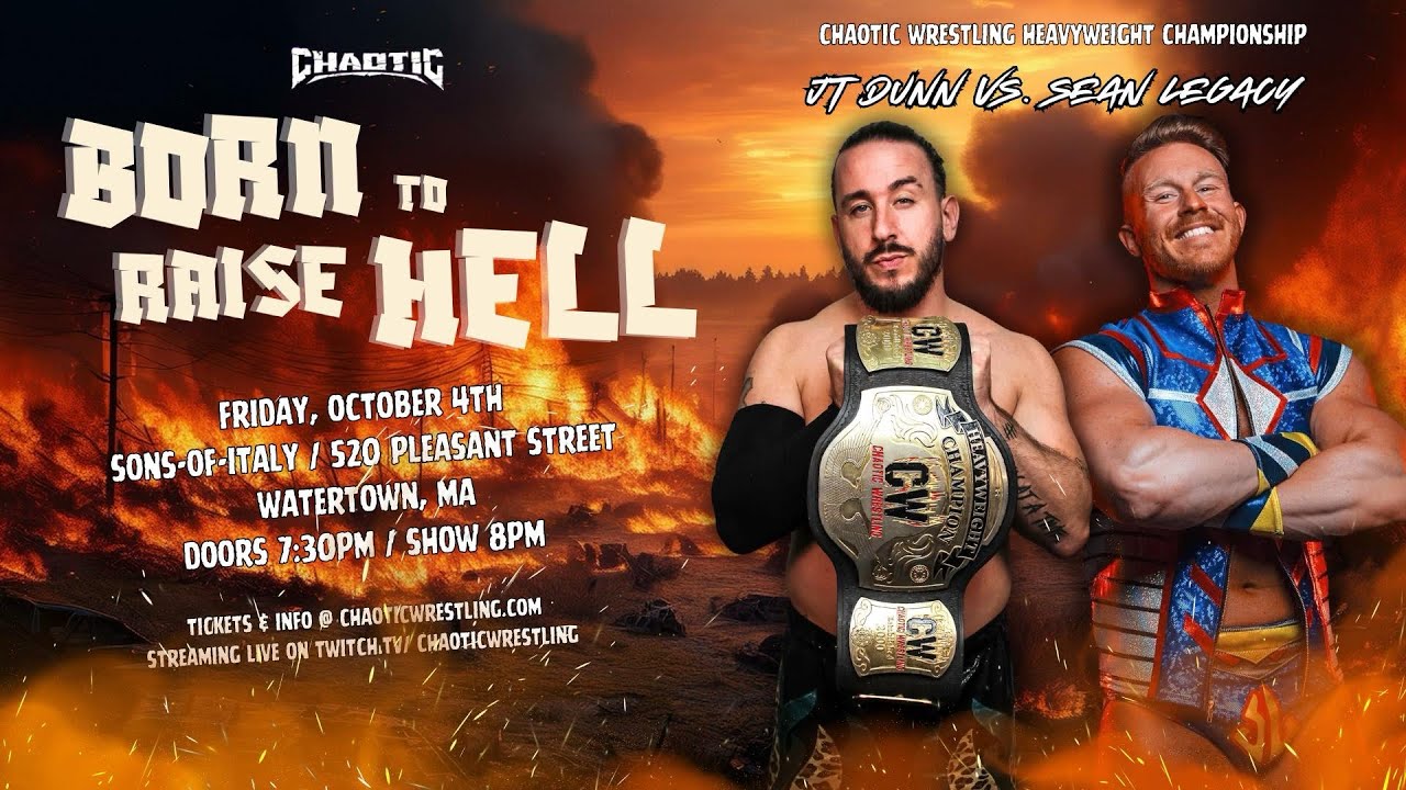 Sean Legacy vs JT Dunn (Chaotic Wrestling) October 2024