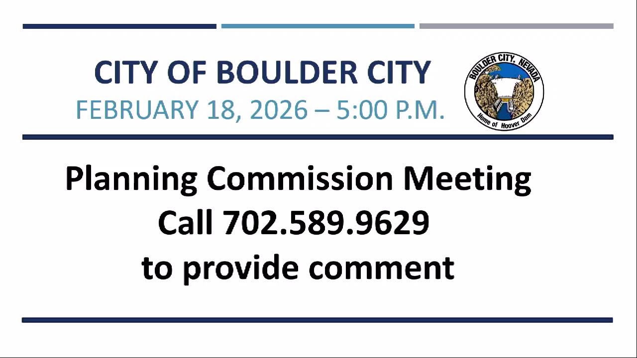 February 18, 2026 Planning Commission meeting