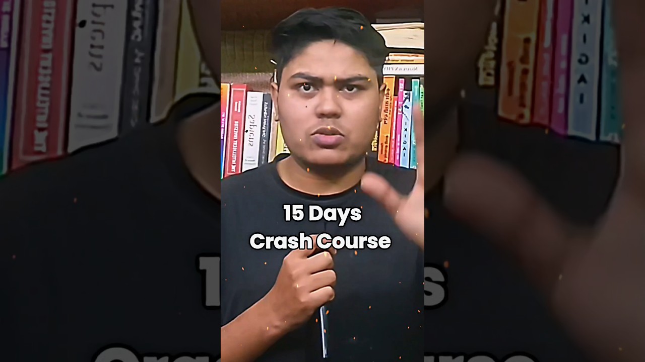 Best Crash Course | JEE 2025 | #jee2025