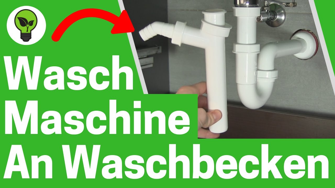 Waschmaschine an Waschbecken Anschließen Abfluss ✅TOP ANLEITUNG: Wie Spülmaschine an Siphon & Spüle?