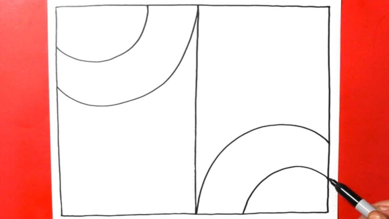 Hidden Agenda Line Drawing | Abstract 3D Pattern / Satisfying Spiral Art