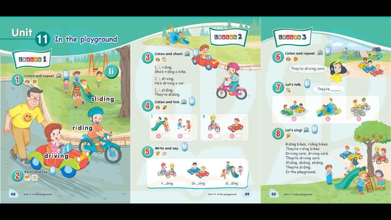Tiếng Anh 2 Global Success - Unit 11: In the playground