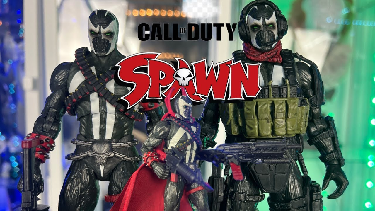 Mcfarlane Toyd Call of Duty Spawn and Tactical Spawn figure review