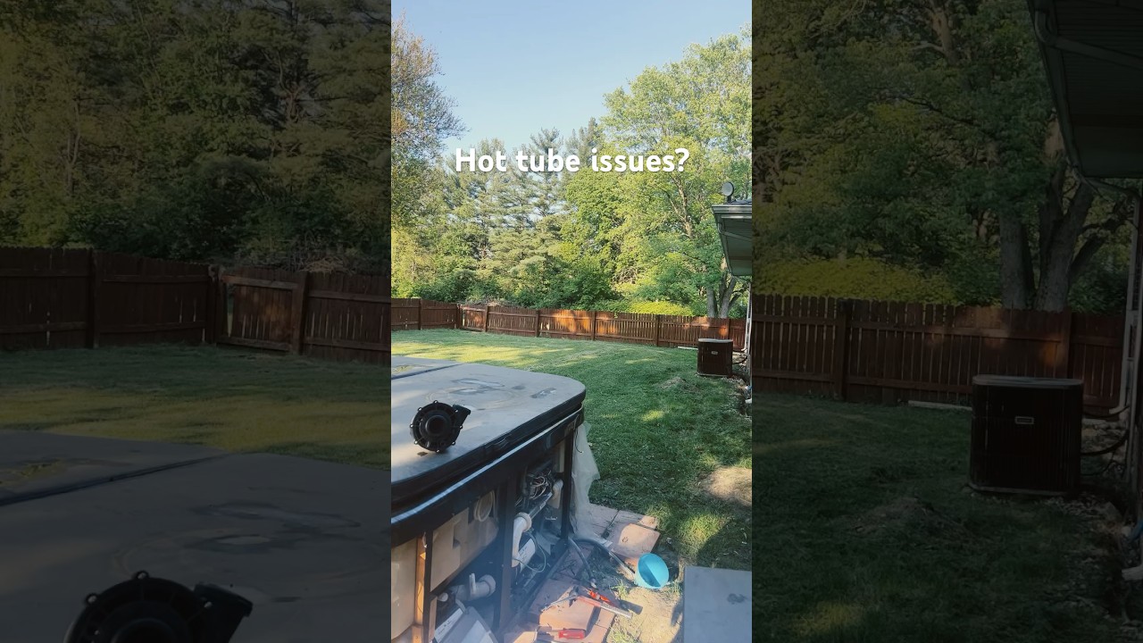 Hot tub issue with pump