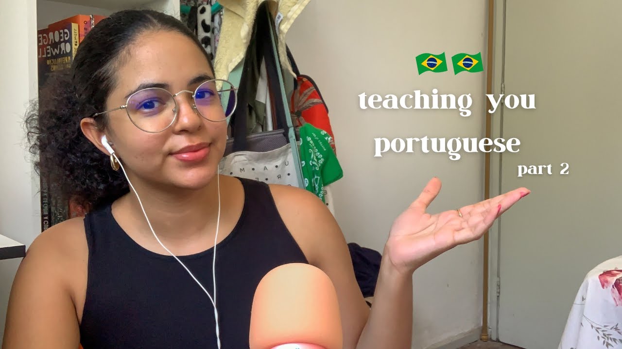 ASMR teaching you portuguese part 2 🇧🇷 🌤️ (pure whispers)